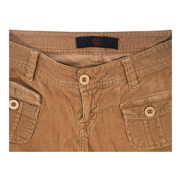 VTG Y2K Ilin Cotton Blend Pant Low Rise Light Flare Bottoms‎ Sz 7 - Picture 5 of 5